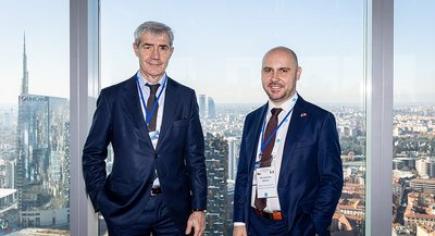 Jaroslav Macek, CEO of Elevion Group, and Claudio Sanna, new Country Manager of Elevion Group in Italy